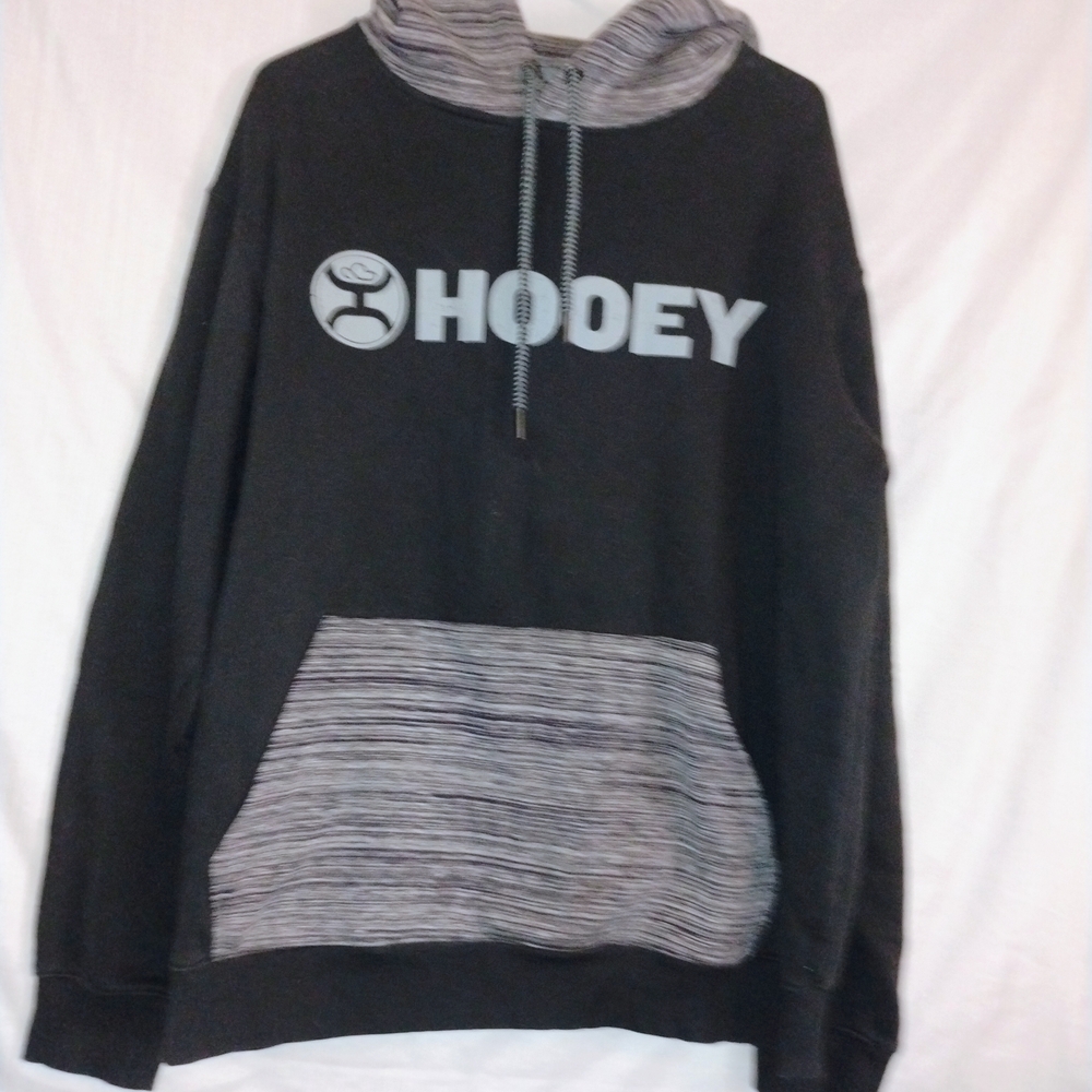 Black and Gray Hoodie Sweater